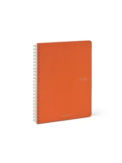 Bilježnica Fabriano Ecoqua original A5 90g 70L spiralna crte arancio 19148213