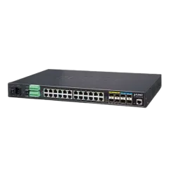 Planet Industrial L3 20-Port 100 1000T 4-Port Gigabit TP SFP 4-Port 10G SFP Managed Ethernet Switch
