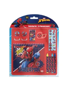 Set za bojanje od 12kom Spiderman 17,5x18,5cm  508536