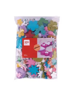Naljepnice Apli pjena glitter razni oblici 450/1 18751