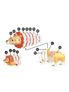 Puzzle 3D Apli Wild Lav 20028