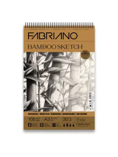 Blok Fabriano Bamboo 29,7x42 (A3) 105g 30L spiralni top side 19100726