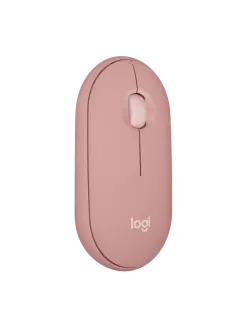 Logitech Pebble M350s, bežični miš, rozi