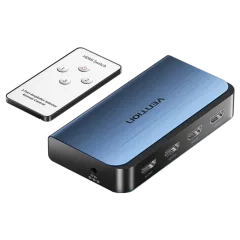 Vention HDMI Switch 3 In 1 Out Gray Metal Type