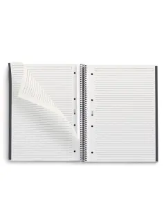 Kolegij blok Miquelrius A4 90g 80L spiralni crte Recycled cardboard be eco anrhracite MR46890