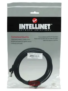 Intellinet Cat5e, CCA, U/UTP, PVC, RJ45, 2m, crni