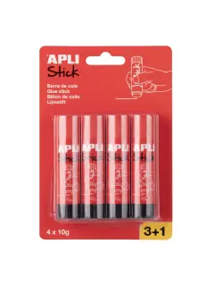Ljepilo Apli u sticku 10g blister 4 komada 3+1 20458