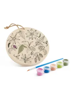 Set drvena zidna ploča Miquelrius za ukrašavanje Vintage lily MR13187