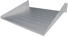 NaviaTec 19" polica za mrežni ormar, 457 mm, 2U, Cantilever, siva