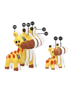 Puzzle 3D Apli Wild Žirafa 20023
