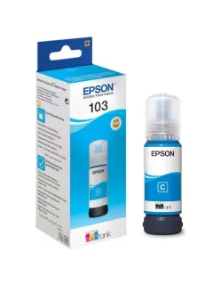 Tinta Epson 103 T00S2 L3150 cyan ecotank C13T00S24A 65ml