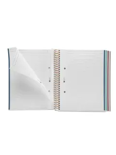 Kolegij blok Miquelrius A5 70g 100L spiralni crte bloom british MR4048