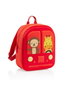 Ruksak mini Miquelrius 1 odjeljak Bus Stop crveni 10L MR19390