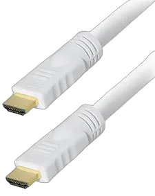 Transmedia High Speed HDMI cable with Ethernet 1m White