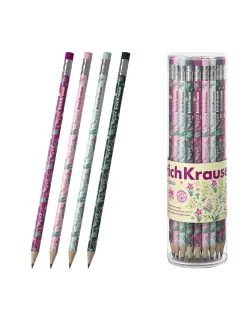 Olovka grafitna ErichKrause Floral Soul HB sa gumicom okrugla sortirano 42/1