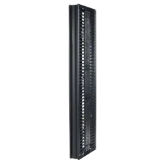 Valueline, Vertical Cable Manager for 2 4 Post Racks, 84"H X 6"W, Double-Sided with Doors