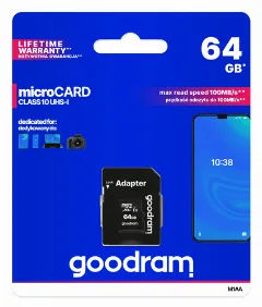 GoodRam M1AA 64 GB | Class 10 UHS I Adapter