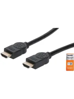 Manhattan kabel HDMI, 4K@60Hz, UHD, Eth, 1.8m,crni