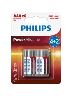 Philips baterije AAA, 4+2 komada