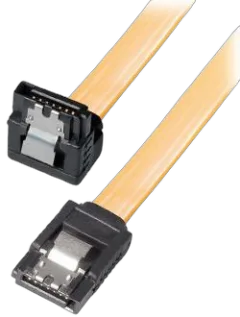 Transmedia HDD SATA cable 1.5 3 6 Gbit s 7 pin SATA L-type plug 0,5m