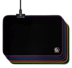 Gembird Gaming mouse pad with LED light effect, Medium-size