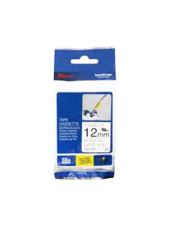 Vrpca Brother p-touch TZEFX231 12mm white/black