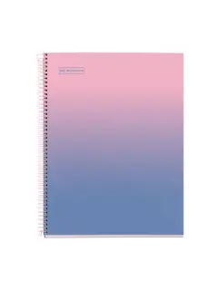 Kolegij blok Miquelrius A4 90g 80L spiralni kocke Gradient Pink & Blue MR4445