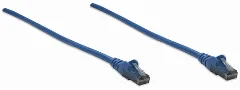 Intellinet Cat6, CCA, U/UTP, PVC, RJ45, 10m, plavi