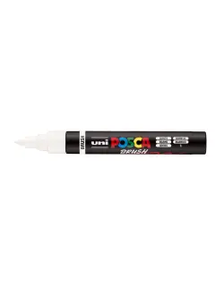 Marker Uni pc-5br brush Posca bijeli