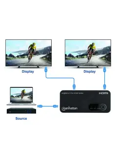 Manhattan HDMI splitter 4K@60Hz 2-Port