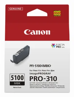 Canon tinta PFI-5100MBK, mat crna