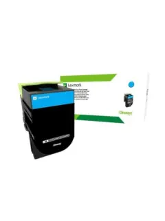 Toner Lexmark 80C8XCE cyan 4k