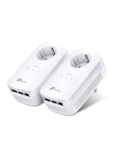 TP-Link AV1300 3-port Gigabit Passthrough Powerline Starter Kit
