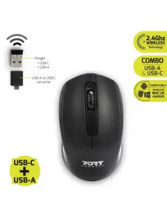 Port premium pack torba 17,3" + bežični miš, crna