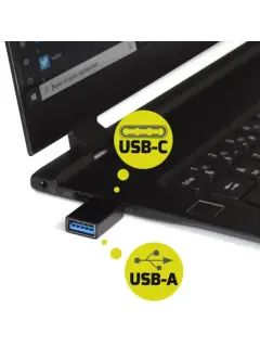 Port adapter USB-C M -> USB-A F, 2 kom