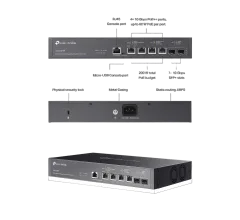 TP-Link JetStream 6-Port 10GE L2 Managed Switch with 4-Port PoE