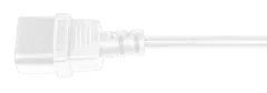 Transmedia IEC 60320 C14 plug-IEC 60320 C13 jack 2m