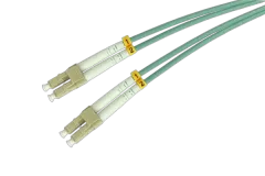 NFO Patch cord, LC-LC, Multimode 50 125, OM3, 3mm, Duplex, 10m