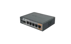 MikroTik (RB760iGS) five Gigabit port Ethernet Router with 1x SFP