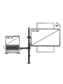 Manhattan nosač za monitor i NB,13''-32'', do 8kg