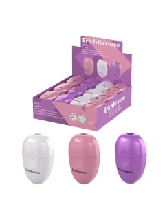 Šiljilo ErichKrause pvc s posudicom Eva Candy sortirano 24/1
