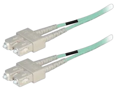 Transmedia Fibre optic MM OM4 Duplex Patch cable SC-SC 15m