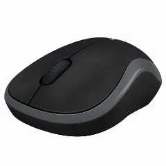 Logitech M185 bežični optički miš, siva