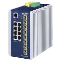 Planet Industrial L3 8-Port 10 100 1000T 8-Port 100 1000X SFP Managed Ethernet Switch