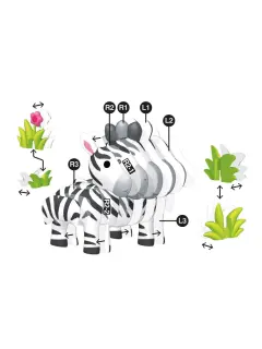 Puzzle 3D Apli Wild Zebra 20024