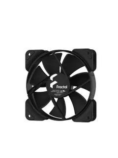 Fractal Aspect 12 PWM Black,120mm ventilator, crni