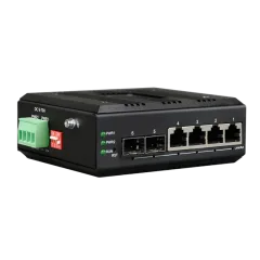 Planet Industrial 4-Port Gigabit 2-Port Gig SFP Ethernet Switch