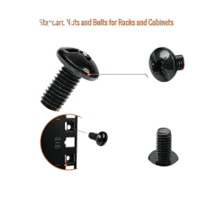 Digitus 50 sets of Steel M6 Screws Caged nuts