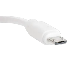 Gembird Coiled Micro-USB cable, 1.8m, white