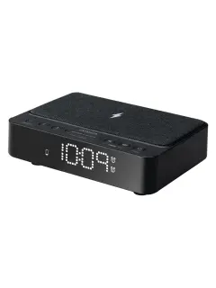 Radio budilica AIWA CR-30BK, BT, bežični punjač